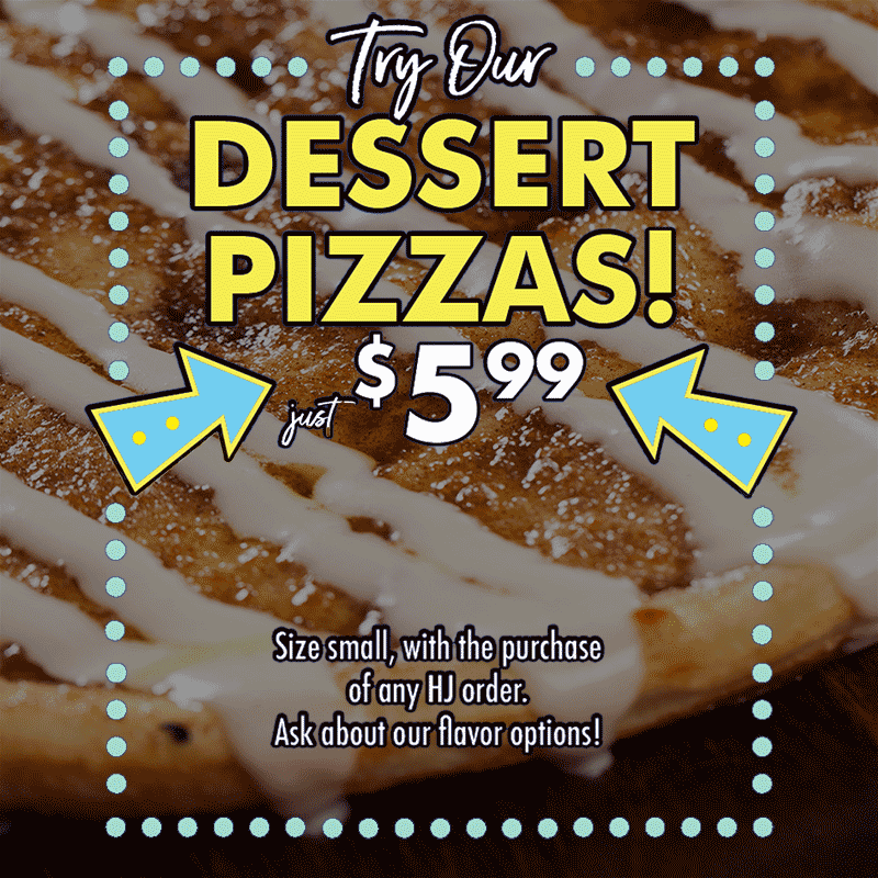 Try Our Dessert Pizza Deal - Limited Time