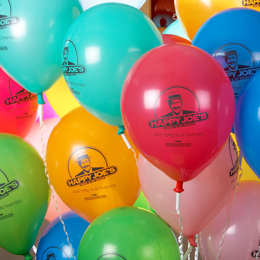 Happy Joe's Pizza Party Balloons