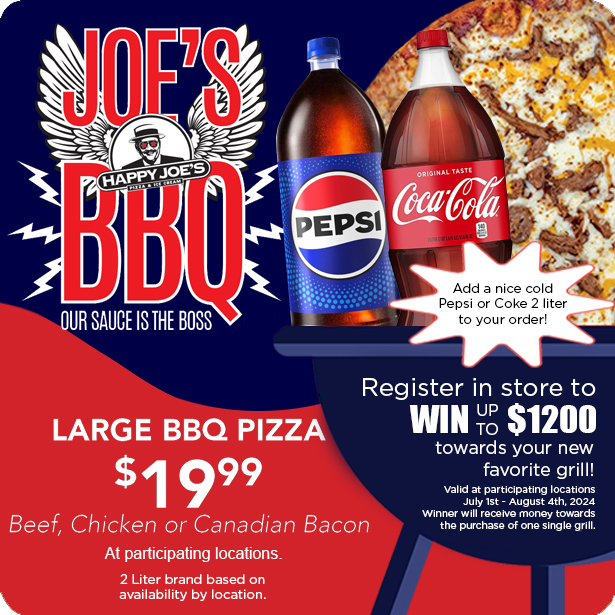 Joe's BBQ Pizza Special!