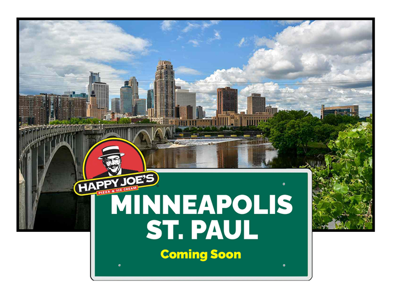 Coming Soon to Minneapolis St. Paul | Happy Joe's Pizza