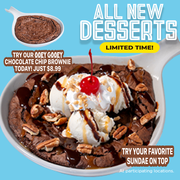 All New Desserts for a Limited Time!