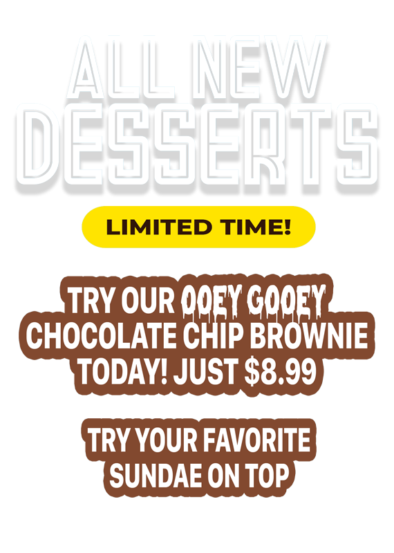 Limited Time | All New Desserts