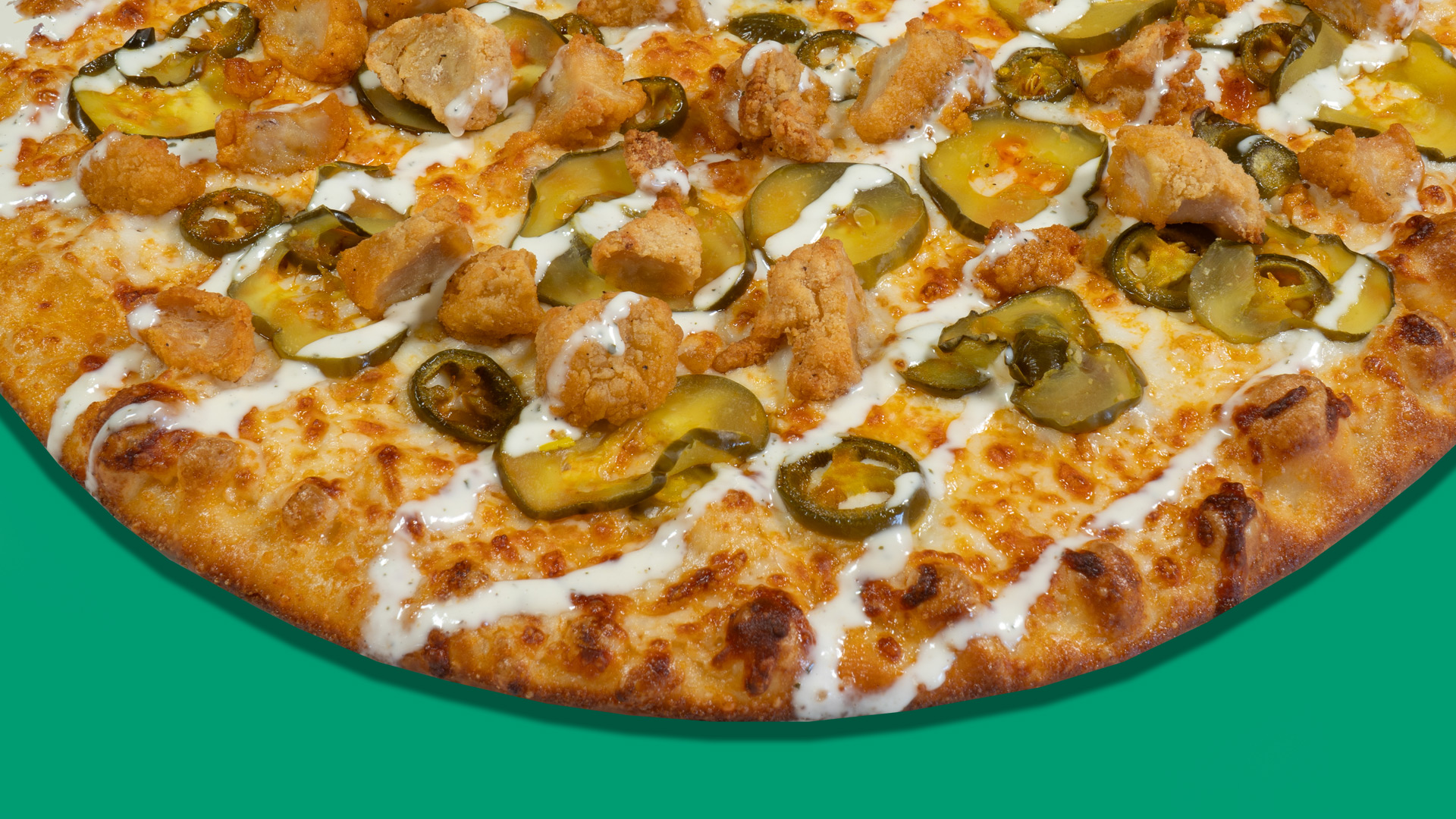 The Chickle Pizza at Happy Joe's
